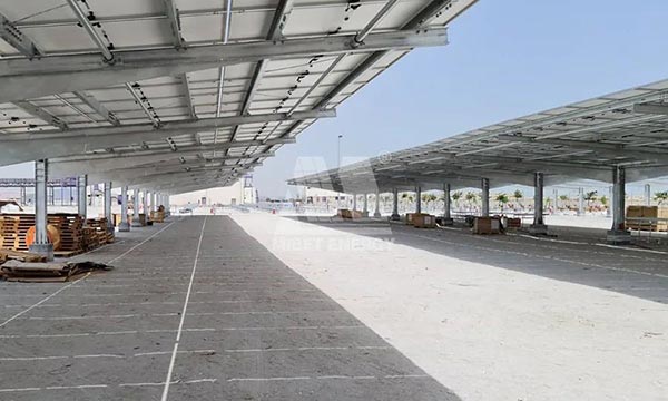 Projet de carport solaire de 1,8 MW de Mibet-2