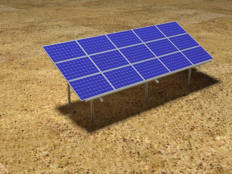 kit de montage au sol pour panneau solaire