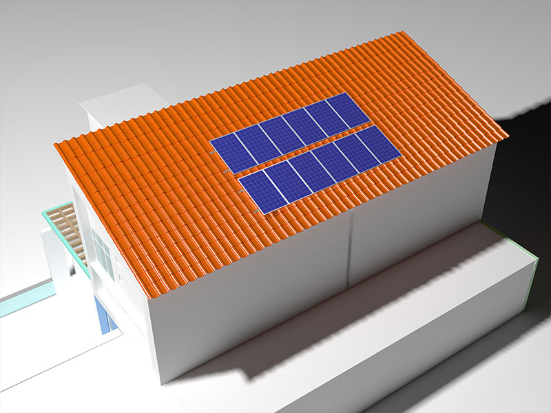supports solaires pour toit en tuiles