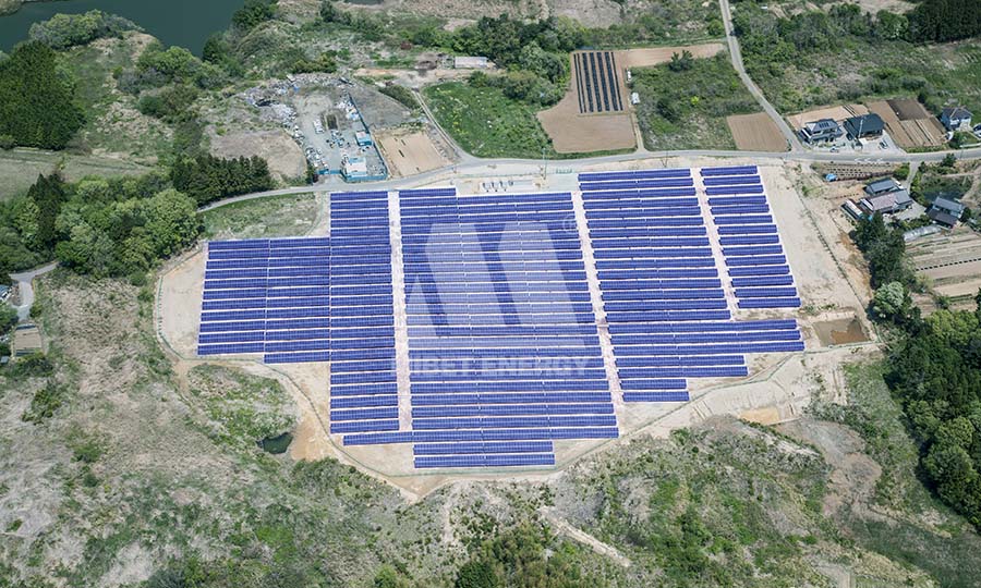 systèmes de rayonnage solaire PV au Japon