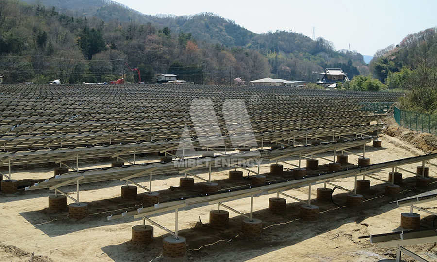 systèmes de montage photovoltaïques au japon