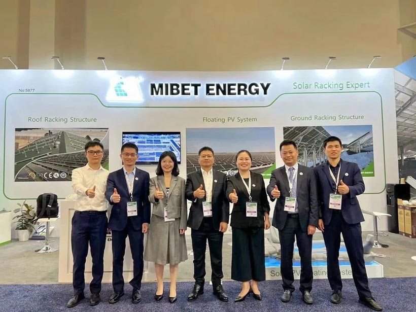 Mibet Energy : présentation de produits de structure solaire haut de gamme au RE+ 2023