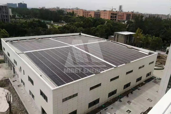 Nouveau choix pour les bâtiments écologiques - Support solaire étanche Mibet BAPV