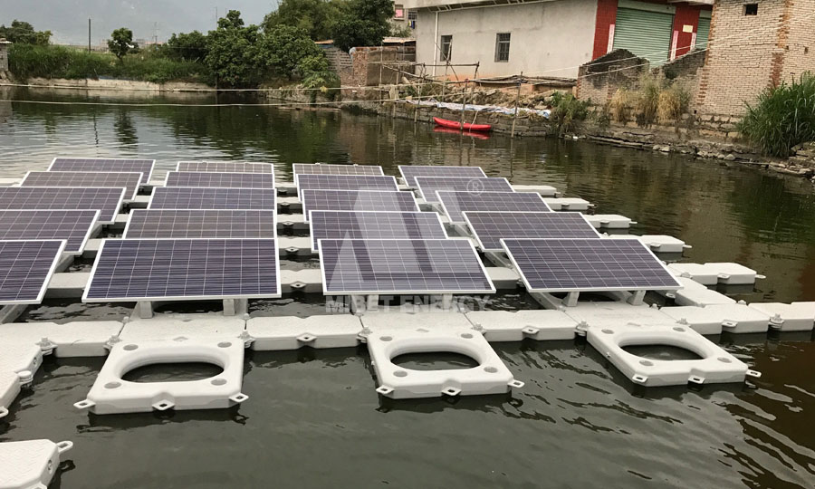 système flottant solaire en Chine